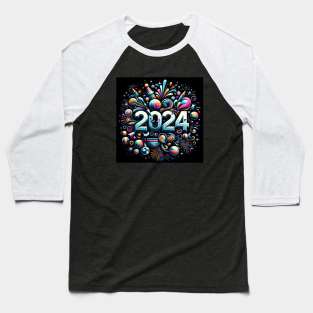 Happy New Year 2024 - Style 1 Baseball T-Shirt